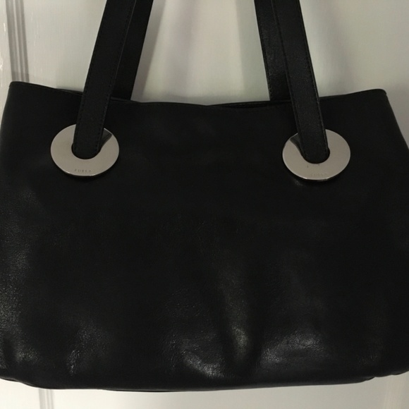 Sleek Furla black leather bag! - Picture 8 of 11